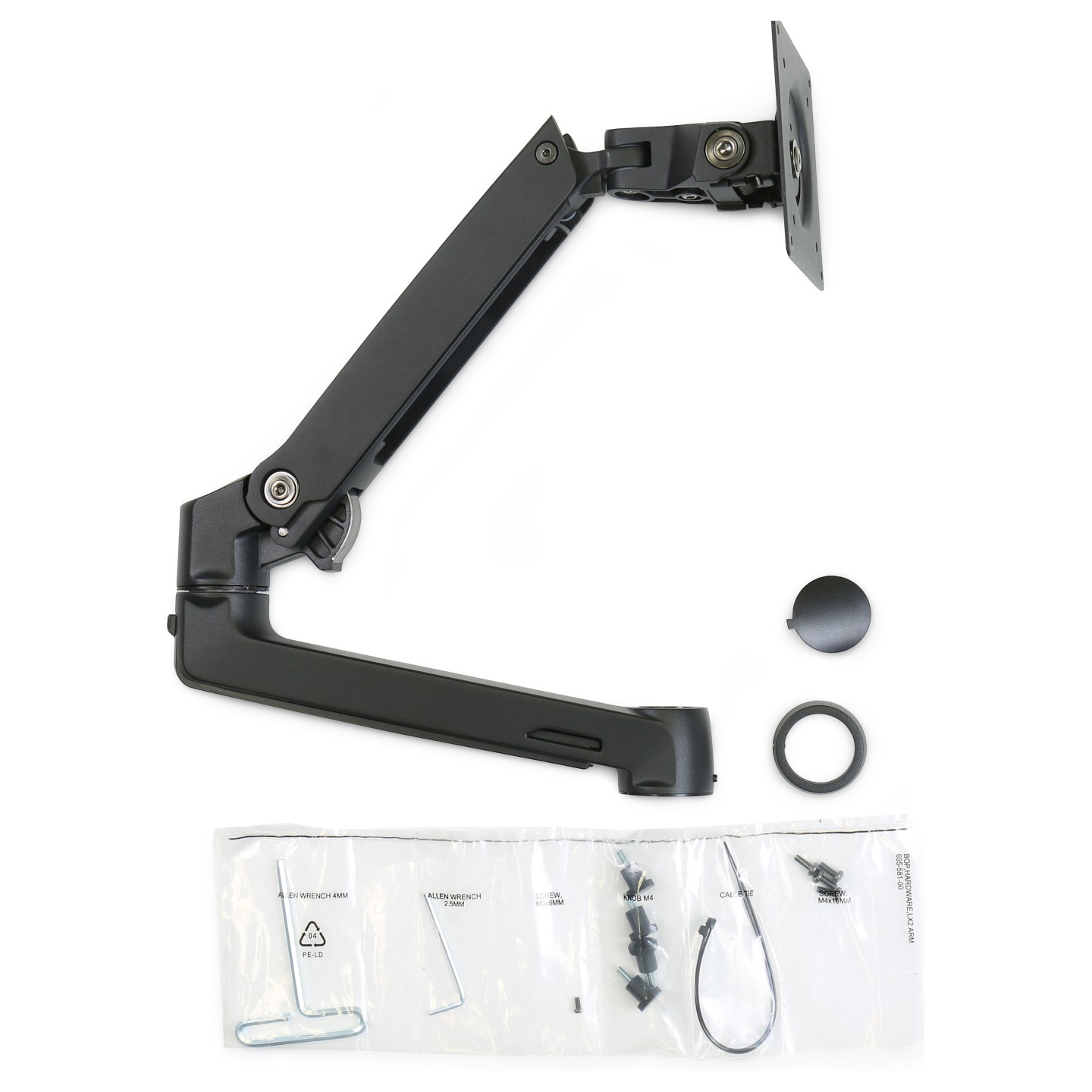 LX Dual Stacking Arm. Extension and Collar Kit. Matte Black. — Buy in Cyprus with Fast Delivery