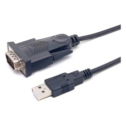 Equip Adapter USB-A - to Seriell RS232-DB9 St St 1.50m sw — Buy in Cyprus with Fast Delivery
