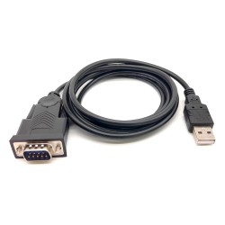 Equip Adapter USB-A - to Seriell RS232-DB9 St St 1.50m sw — Buy in Cyprus with Fast Delivery