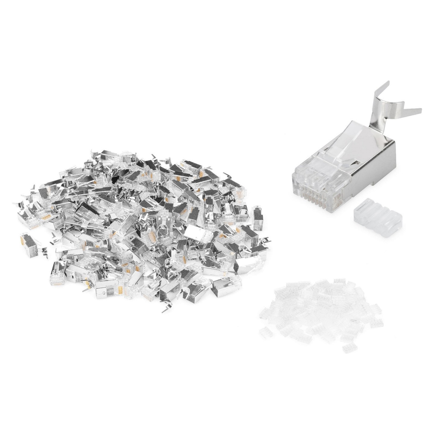 Modularstecker für Rundkabel. CAT 6A. geschirmt - 100 Stk. — Buy in Cyprus with Fast Delivery