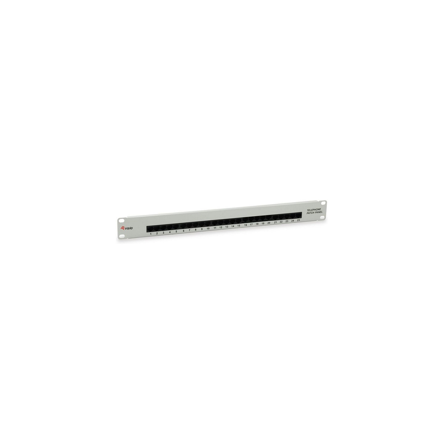 Equip Patchpanel 25x RJ45 Cat3 19' UTP 1HE ISDN hellgrau — Buy in Cyprus with Fast Delivery