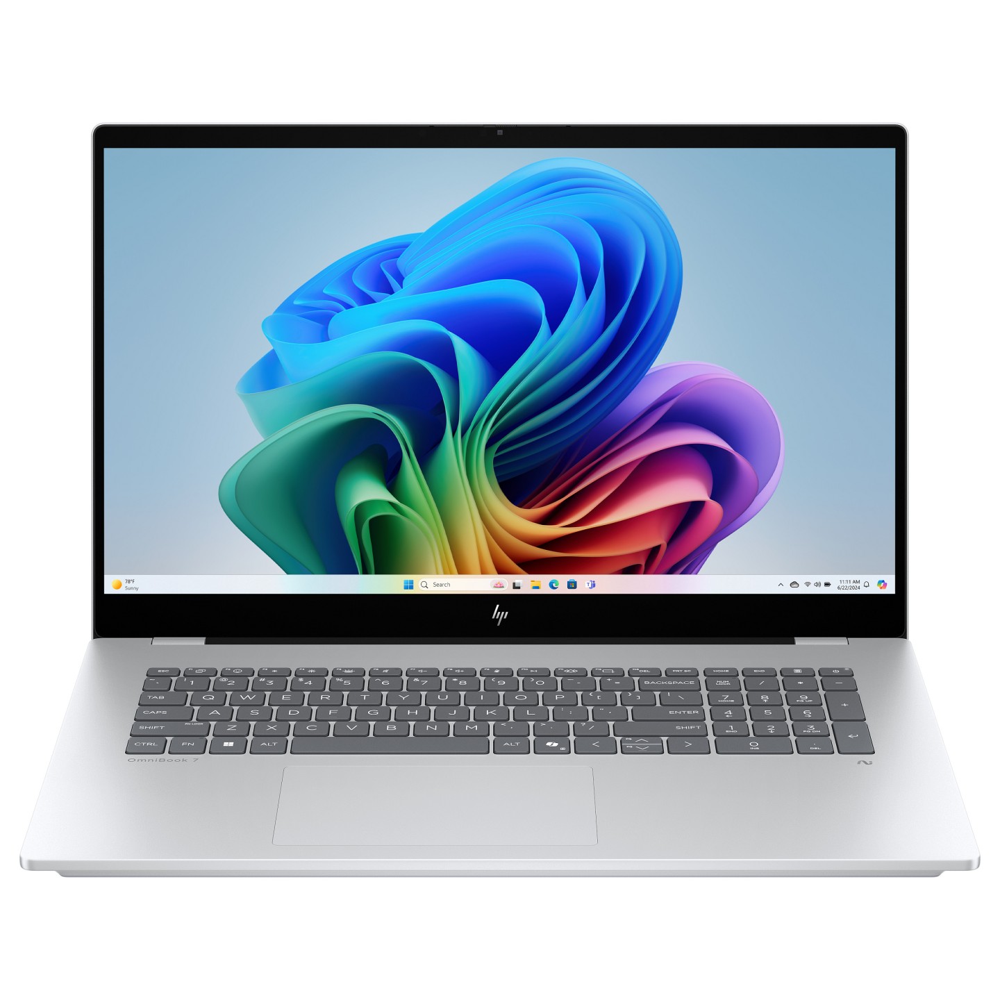 HP OmniBook 7 Next Gen AI PC 17.3' FHD Touchscreen Core Ultra 5 226V 16GB 512GB SSD Windows 11 Home