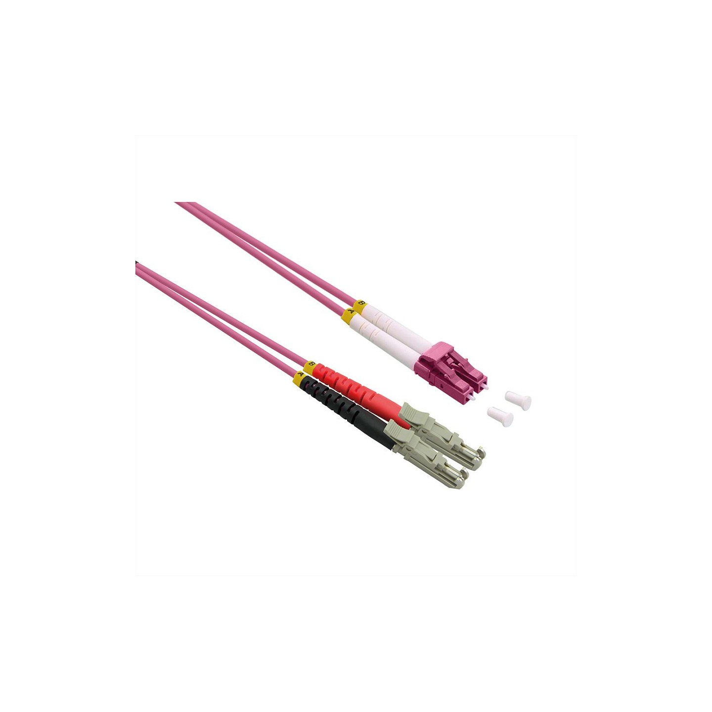 ROLINE LWL-Kabel duplex 50 125m OM4. LSH LC. LSOH. violett. 7.5 m — Buy in Cyprus with Fast Delivery
