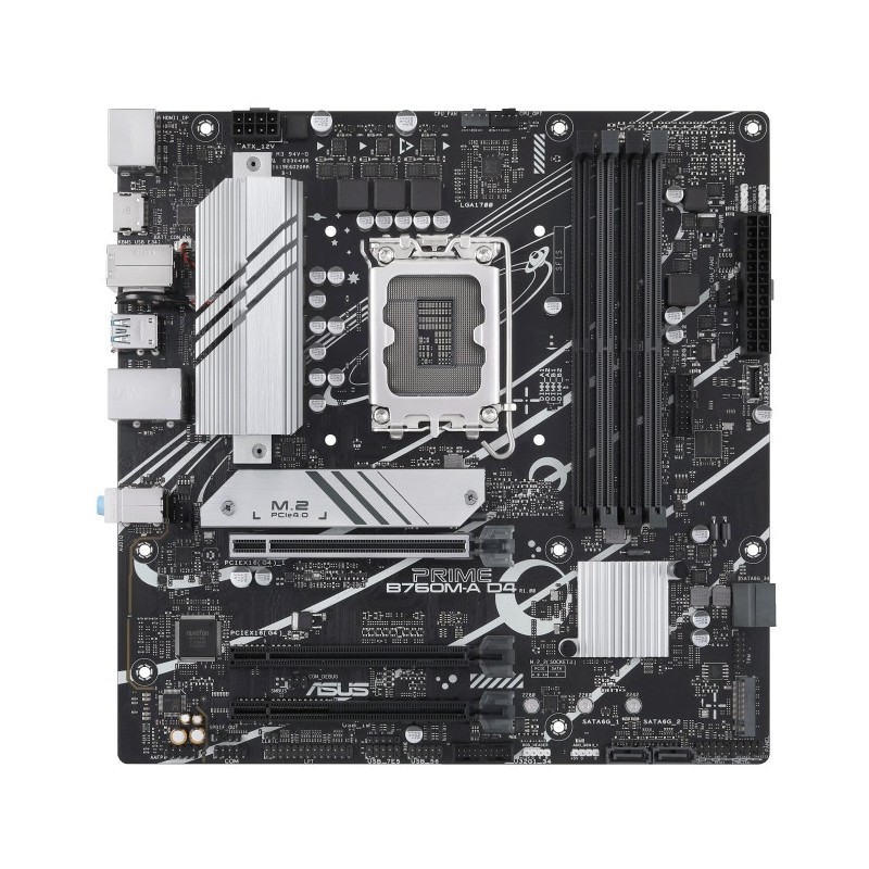Buy ASUS PRIME B760M-A-CSM - LGA1700 micro-ATX B760 DDR4 Motherboard, 4xDIMM 128... in Cyprus, Nicosia, Limassol, Larnaka, Pafos