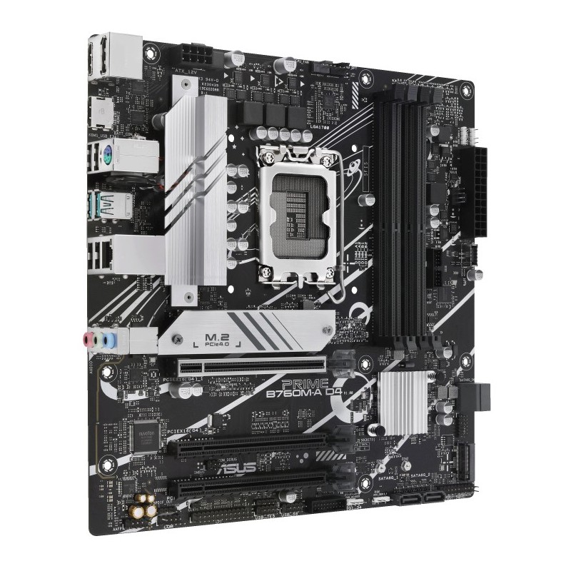 ASUS PRIME B760M-A D4-CSM LGA1700 mATX B760 DDR4 MB 128GB 2xM.2 2.5Gb (Boxed) — Buy in Cyprus with Fast Delivery