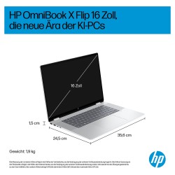 HP OmniBook X Flip 16-as0054ng Intel® CoreTM Ultra 5 226V Next Gen AI Notebook 40.6 cm (16'')