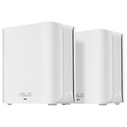 ASUS ZenWiFi BD4 WiFi 7 Mesh System 2er-Pack Weiß WLAN BE3600 Dualband. 2x 2.5G WAN LAN (pro Einheit). Abdeckung bis ...