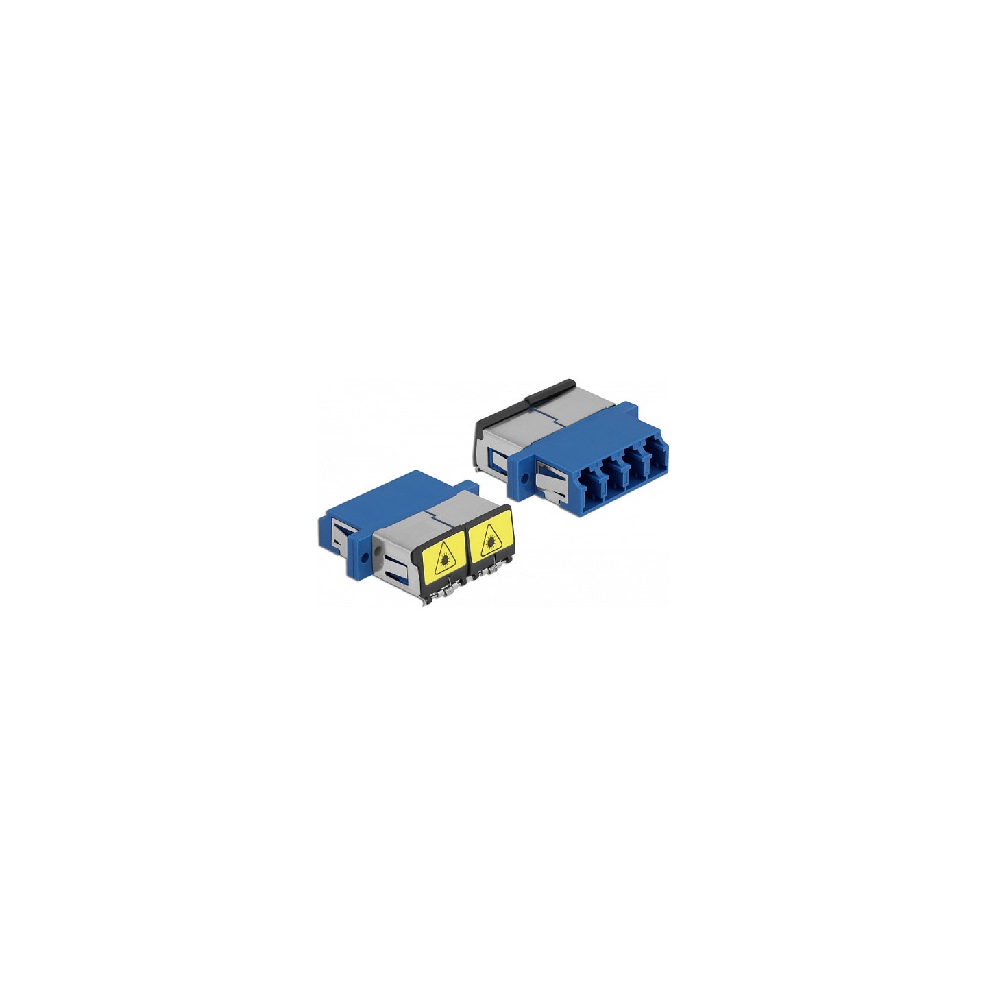 LWL Kupplung mit Laserschutzklappe LC Quad Buchse zu LC Quad Buchse Singlemode blau — Buy in Cyprus with Fast Delivery