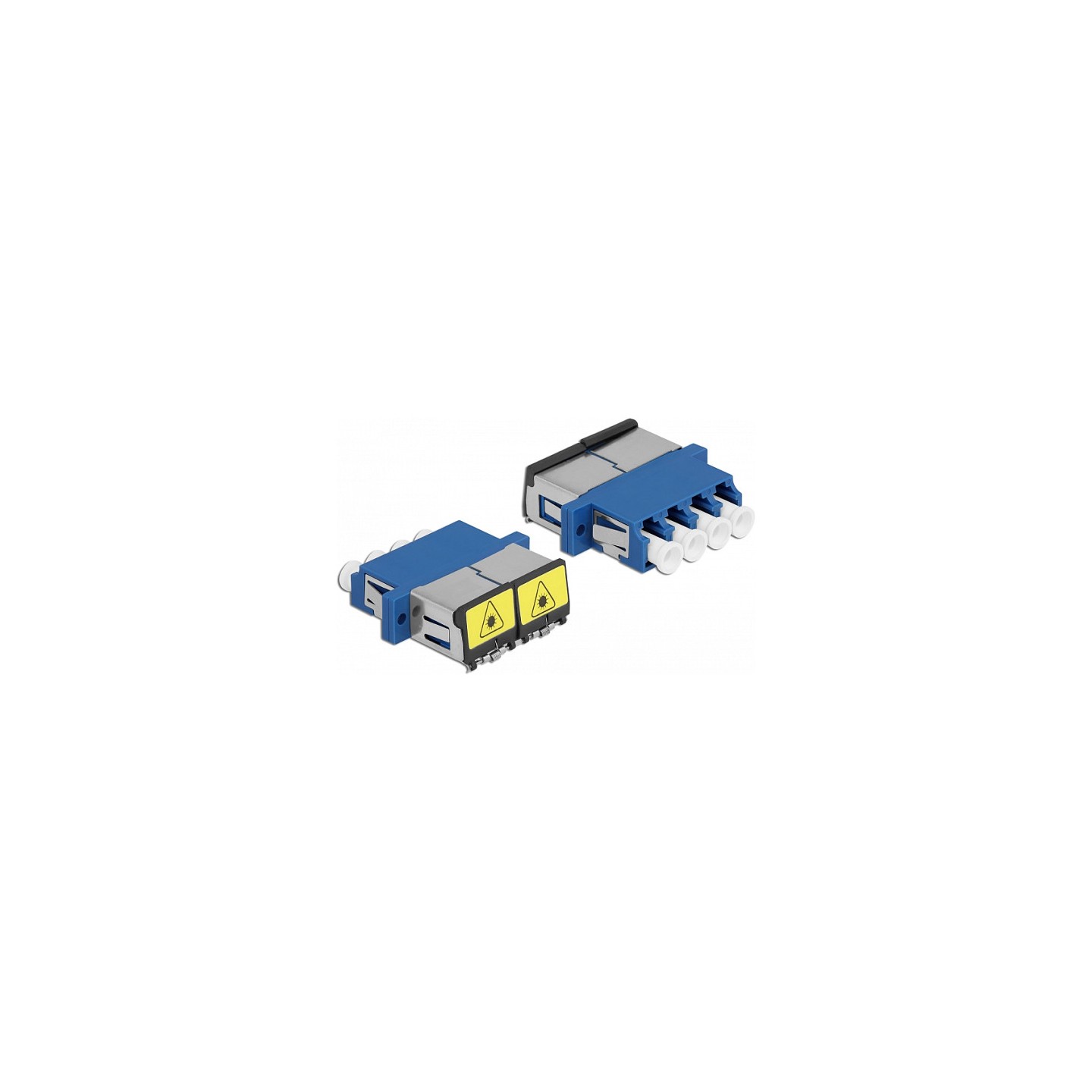 LWL Kupplung mit Laserschutzklappe LC Quad Buchse zu LC Quad Buchse Singlemode blau — Buy in Cyprus with Fast Delivery