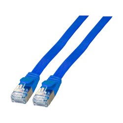 EFB RJ45 Flachpatchkabel U FTP Cat.6A PVC 1.50m blau — Buy in Cyprus with Fast Delivery