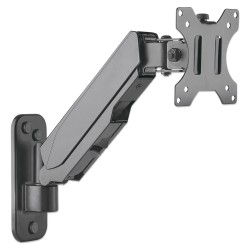 MANHATTAN Universal-Wandhalterung mit Gasdruckfeder am Halterungsarm fuer einen Monitor von 48.18-81.28cm 17Z-32Z und...