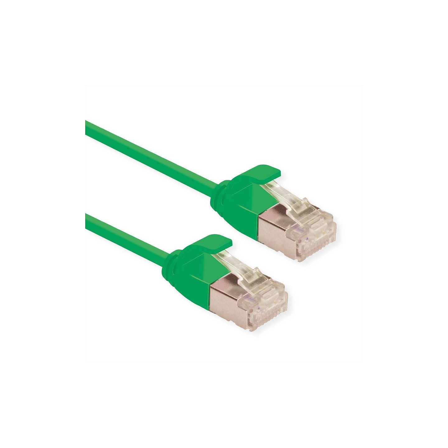 ROLINE GREEN U FTP Patchkabel Cat.6A (Class EA). LSOH. slim. grn. 1 m — Buy in Cyprus with Fast Delivery