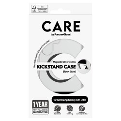 CARE Feature Case Clear w. Kickstand & QI Galaxy S25 Ultra — Buy in Cyprus with Fast Delivery