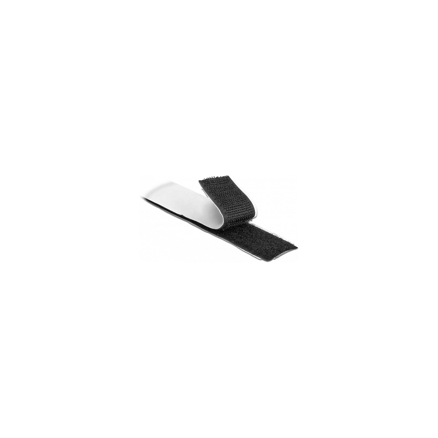 Klettband selbstklebend mit Haft- und Flauschband L 1 m x B 25 mm schwarz — Buy in Cyprus with Fast Delivery