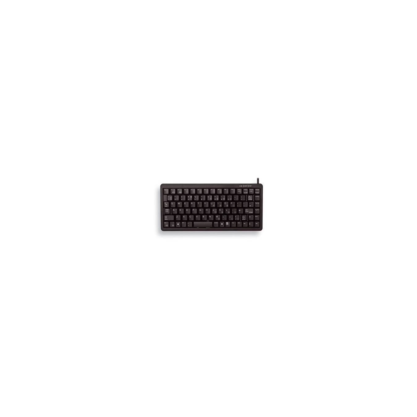 CHERRY G84-4100 ML-MS - Compact Wired USB German QWERTZ Keyboard, Black — Buy in Cyprus with Fast Delivery