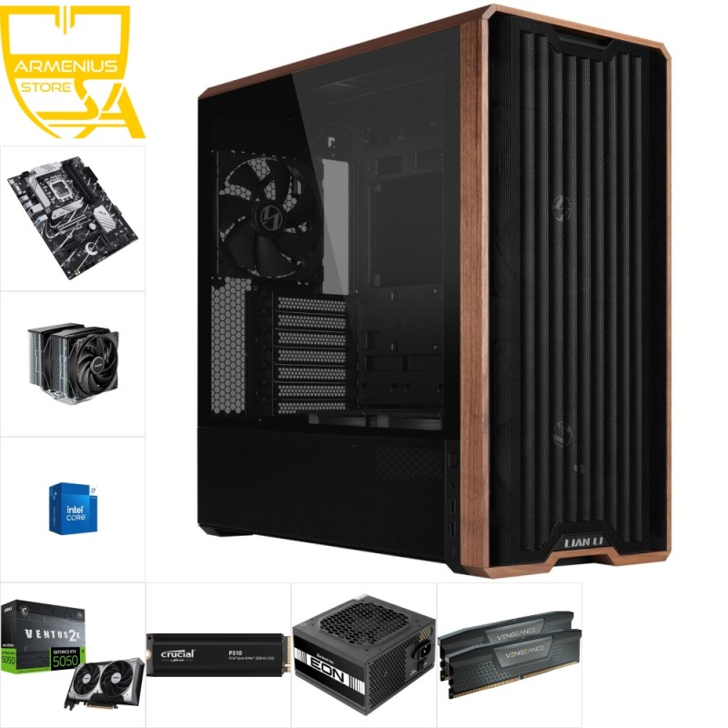 Custom High performance PC - Intel Core i7-14700F, RTX 5050 8GB, 32GB DDR5-5200, 1TB NVMe — Buy in Cyprus with Fast Delivery