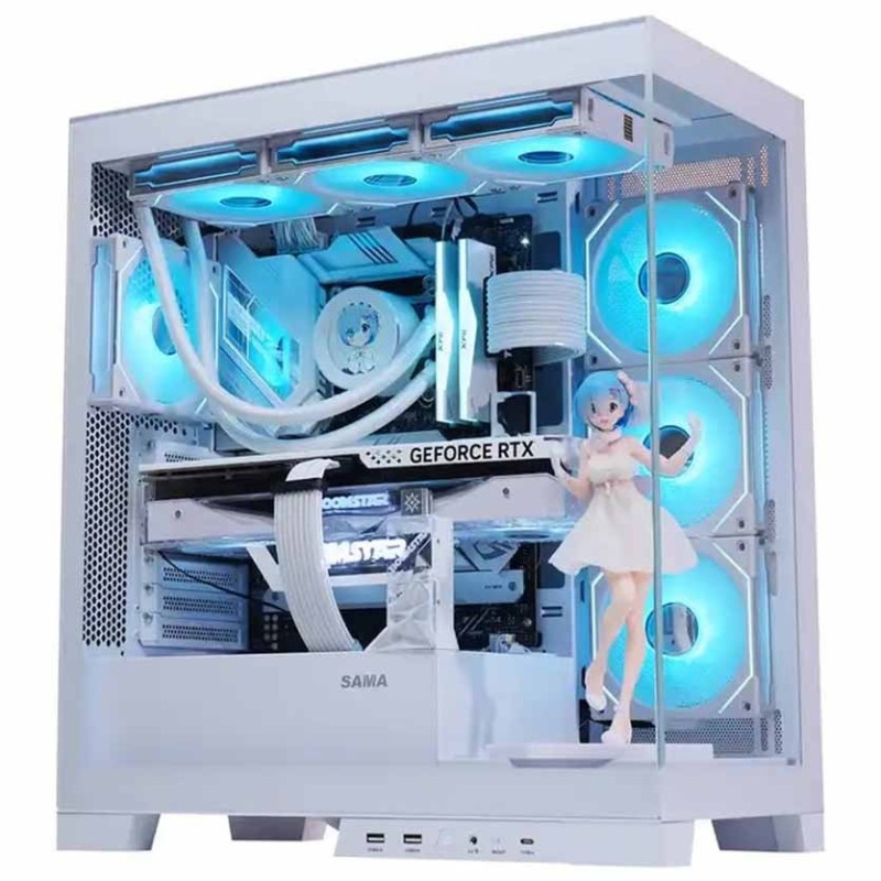 Custom Gaming PC - Ryzen 7 7700, Radeon RX 7700 XT, 32GB DDR5, 1TB NVMe — Buy in Cyprus with Fast Delivery
