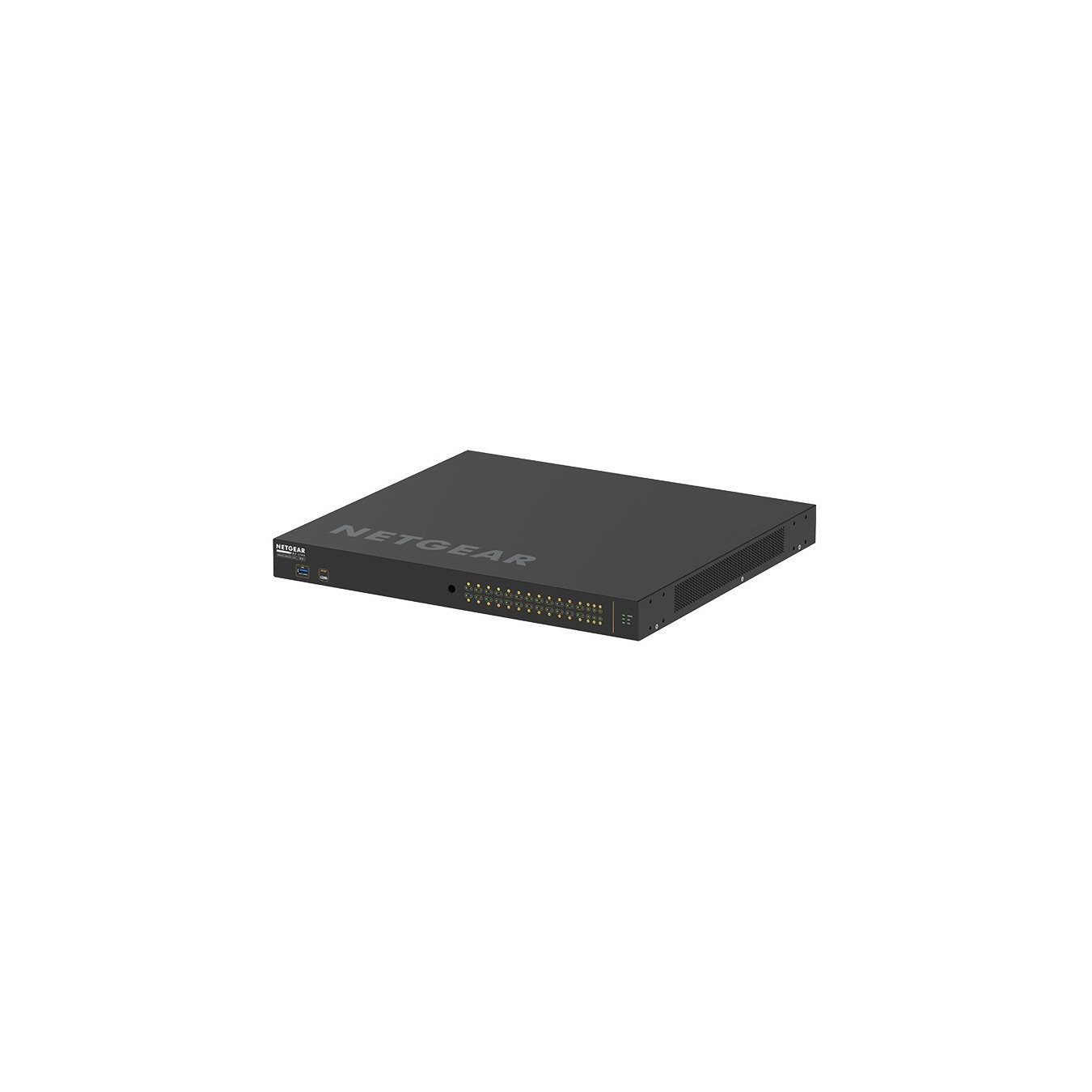 NETGEAR M4250-26G4XF-PoE+ - 24x Gigabit PoE+ Ports, 4x SFP+ Uplinks, L2/L3 Managed, Black, ARM Cortex-A57
