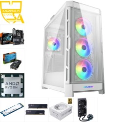 Custom Gaming PC - Ryzen 7 7700, RTX 5060 Ti, 32GB DDR5, 1TB NVMe — Buy in Cyprus with Fast Delivery