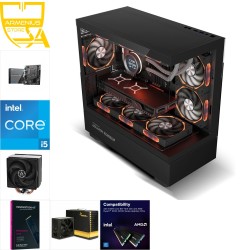 Custom PC - Intel Core i5-12400, Intel UHD 730, 16GB DDR4, 512GB NVMe — Buy in Cyprus with Fast Delivery