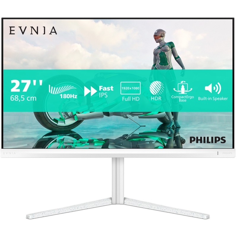 Buy Philips Evnia 27M2N3201A - 27-inch FHD IPS Gaming Monitor, 180Hz, 1ms GTG, H... in Cyprus, Nicosia, Limassol, Larnaka, Pafos