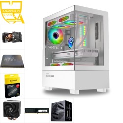 Custom 1080p Gaming PC - Ryzen 5 5600G, Integrated Radeon Graphics, 16GB DDR4, 500GB NVMe — Buy in Cyprus with Fast Delivery