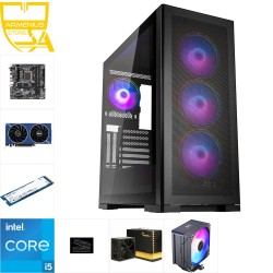 Custom 1080p Gaming PC - Intel i5-12400F, Intel Arc A580, 32GB DDR4, 1TB NVMe — Buy in Cyprus with Fast Delivery