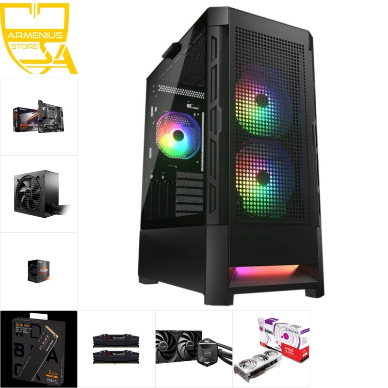 Custom Gaming PC - Ryzen 5 5600X | RX 7700 XT | 32GB DDR4 | 1TB NVMe — Armenius Store Cyprus