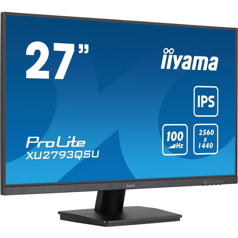 Buy IIYAMA ProLite XU2793QSU-B7 - 27in QHD IPS 100Hz Monitor, HDMI 2.0 & DP 1.2,... in Cyprus, Nicosia, Limassol, Larnaka, Pafos