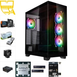 Custom Gaming PC - Ryzen 7 7700X, RTX 5070, 32GB DDR5, 1TB NVMe — Buy in Cyprus with Fast Delivery