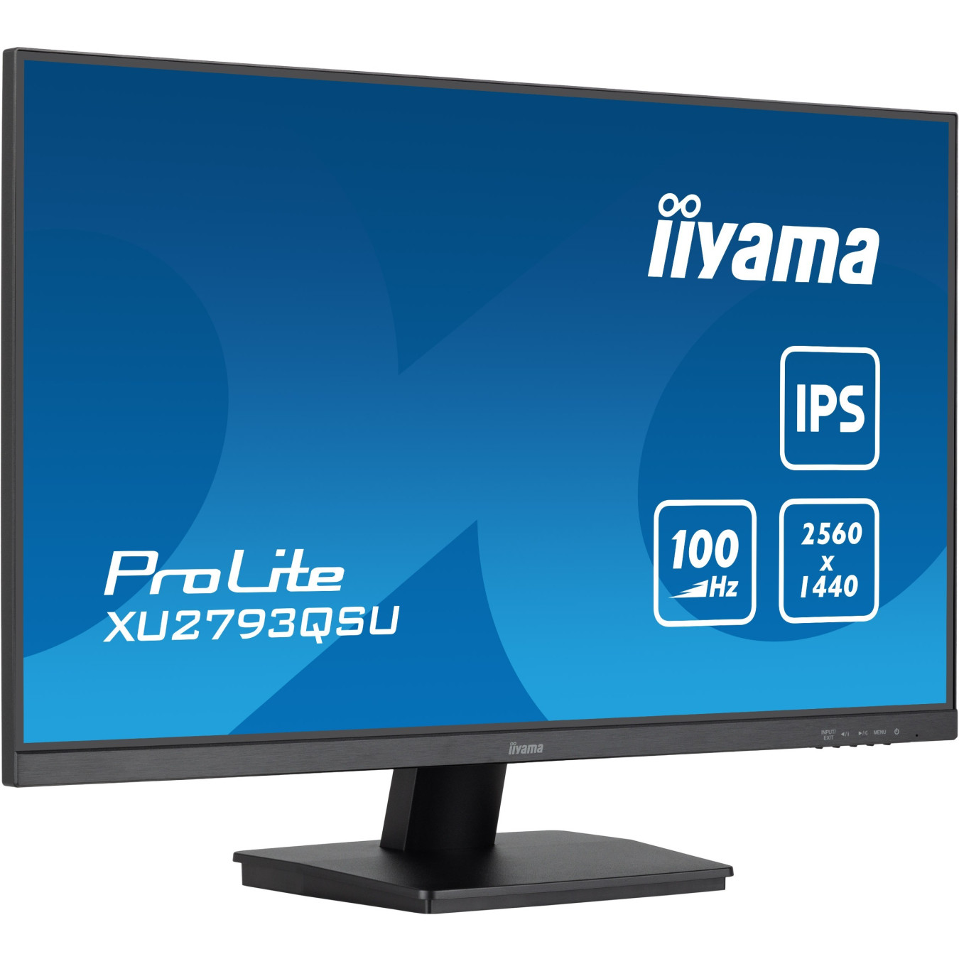 IIYAMA ProLite XU2793QSU-B7 - 27in QHD IPS 100Hz Monitor, HDMI 2.0 & DP 1.2, 2xUSB, Black — Buy in Cyprus with Fast Delivery