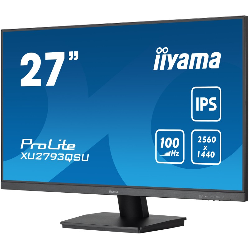 Buy IIYAMA ProLite XU2793QSU-B7 - 27in QHD IPS 100Hz Monitor, HDMI 2.0 & DP 1.2,... in Cyprus, Nicosia, Limassol, Larnaka, Pafos
