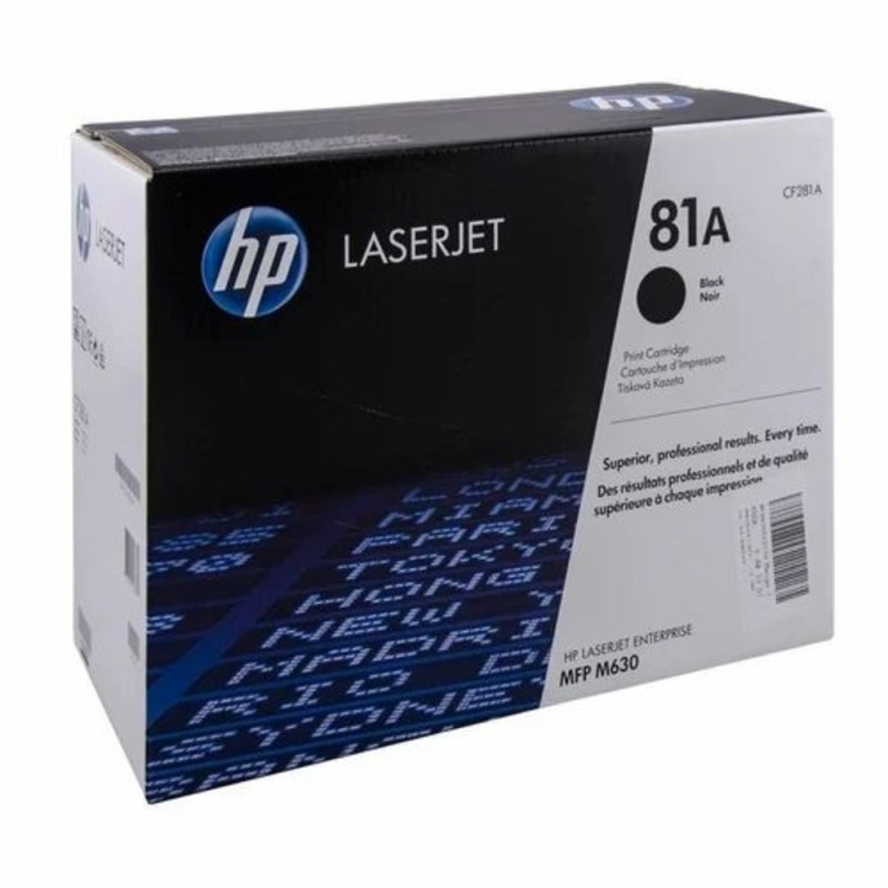 HP Toner 81A - CF281A - Original Black Laser ~10,500 Pages (Boxed) — Buy in Cyprus with Fast Delivery