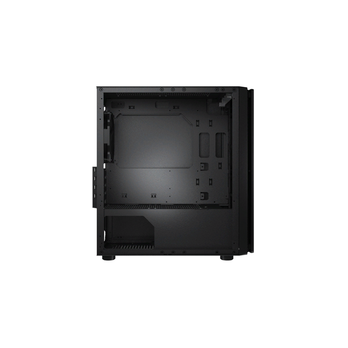 Cougar Purity Black - Mini Tower PC Case - Mini ITX / Micro ATX