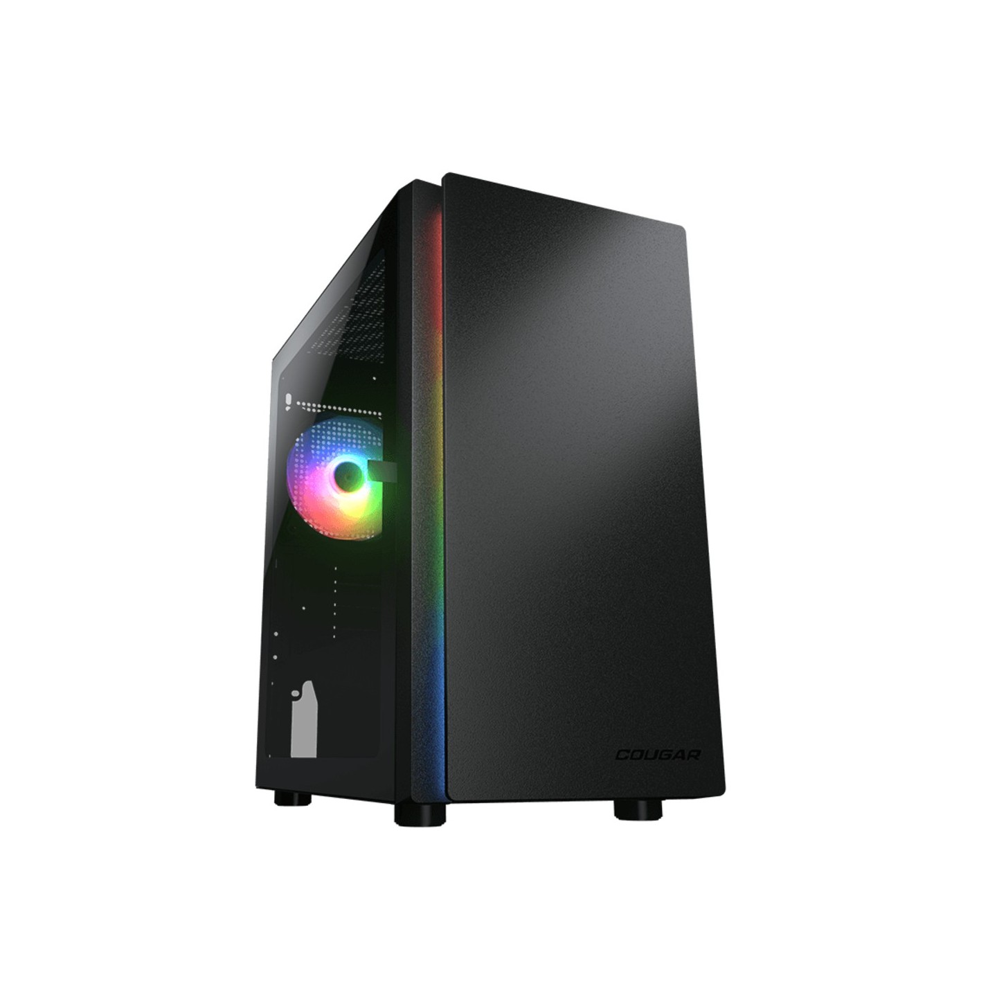 Cougar Purity RGB Black - Mini Tower PC Case - Mini ITX / Micro ATX (EAN 4710483775086) — Buy in Cyprus with Fast Delivery — Arm