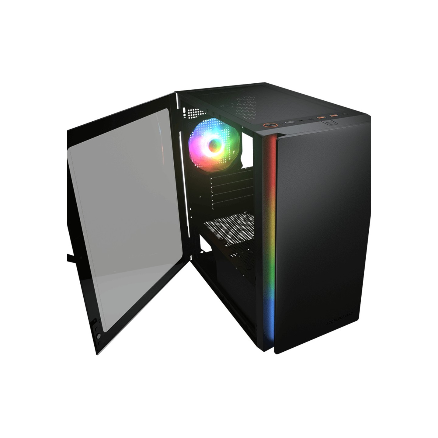 Cougar Purity RGB Black - Mini Tower PC Case - Mini ITX / Micro ATX (EAN 4710483775086) — Buy in Cyprus with Fast Delivery — Arm