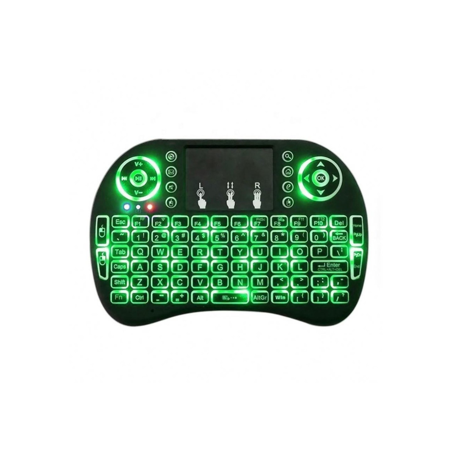 GT Media I8 Mini Wireless Keyboard with Touchpad & LED — Armenius Store Cyprus