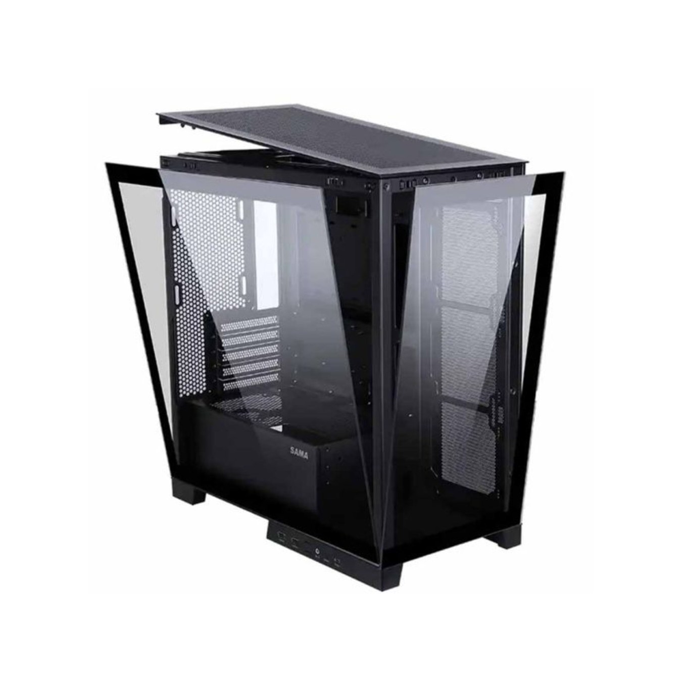 Sama K701 Full Tower Tempered Glass PC Case – m-ATX, 4 ARGB Fans | Armenius Store
