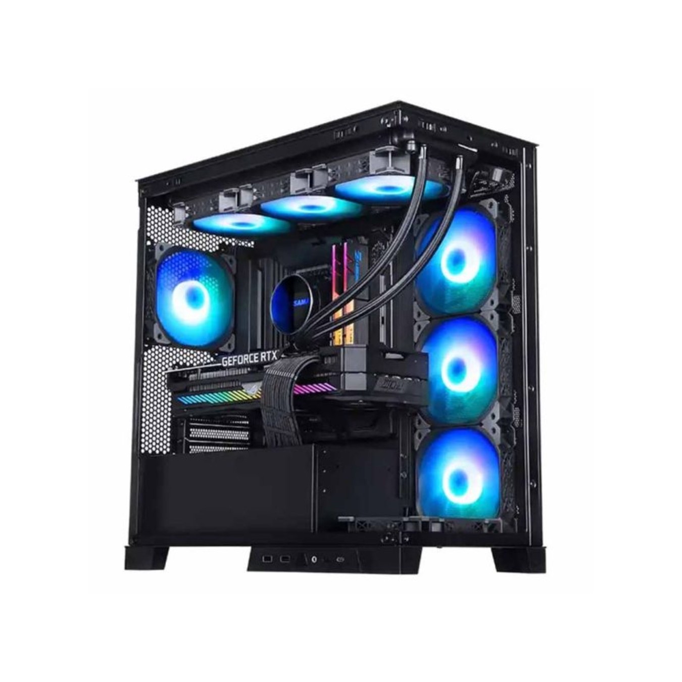 Sama K701 Full Tower Tempered Glass PC Case – m-ATX, 4 ARGB Fans | Armenius Store