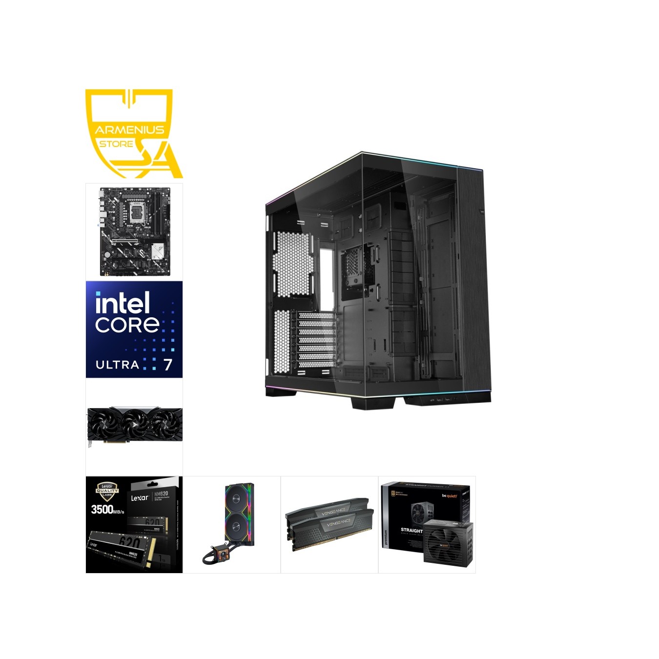 Custom High performance PC - Intel Core Ultra 7 265K, RTX 5080, 32GB DDR5, 2TB NVMe — Buy in Cyprus with Fast Delivery