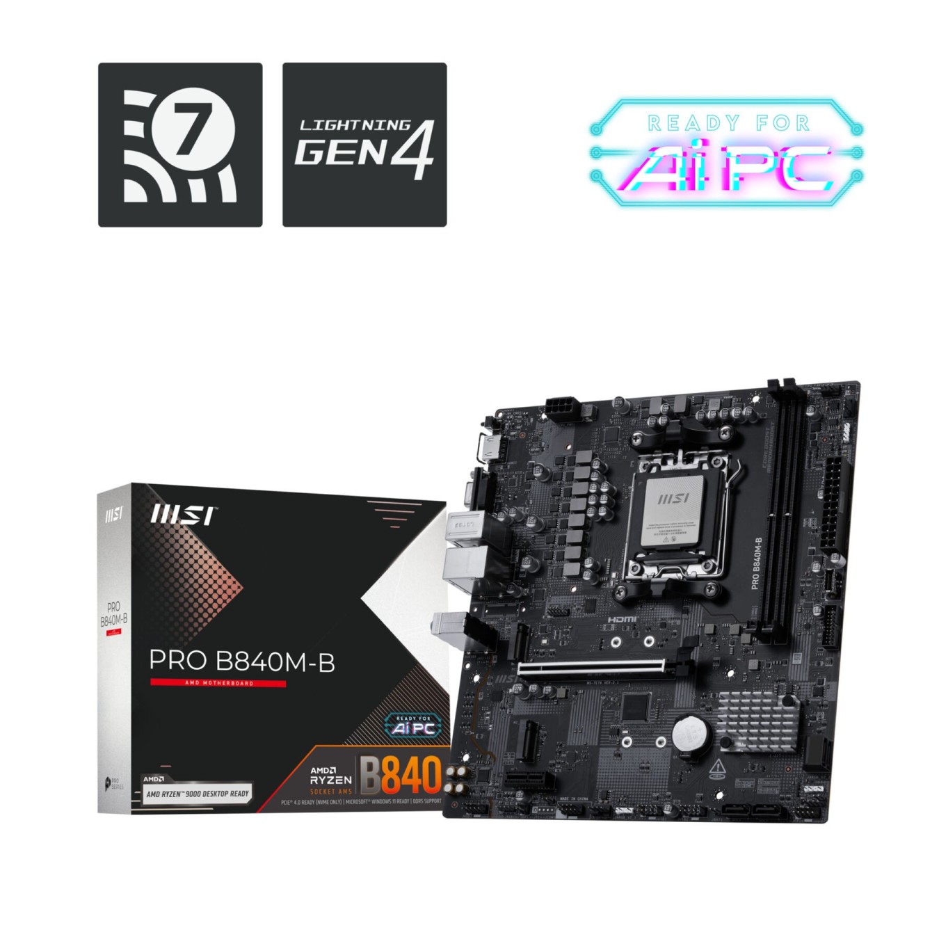 Custom 1080p Gaming PC | Ryzen 5 7500F + Radeon RX 9060 XT, 16GB DDR5, 1TB NVMe — Armenius Store Cyprus