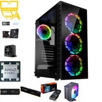 Custom 1080p Gaming PC | Ryzen 5 7500F + RX 9060 XT | 16GB DDR5, 1TB NVMe — Armenius Store Cyprus