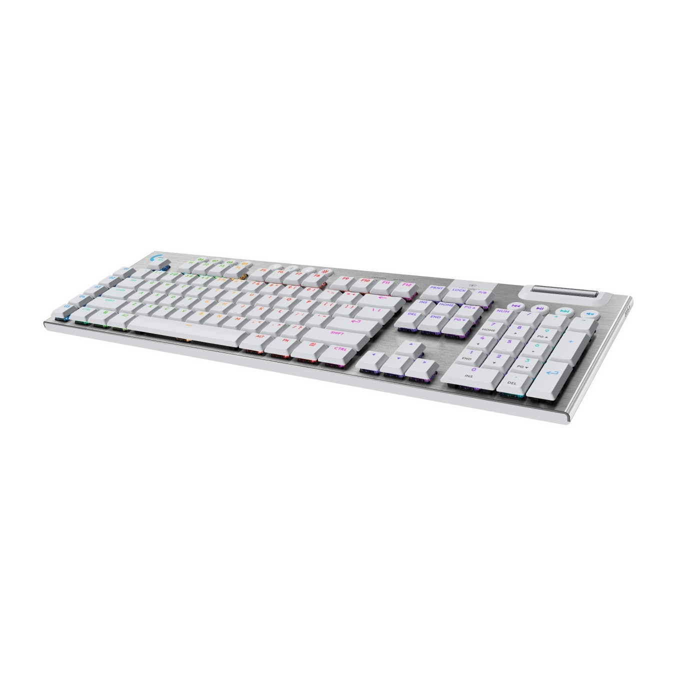 Logitech G915 X LIGHTSPEED - G920-012686 - Low-Profile Mechanical RGB Wireless Keyboard, White, German QWERTZ