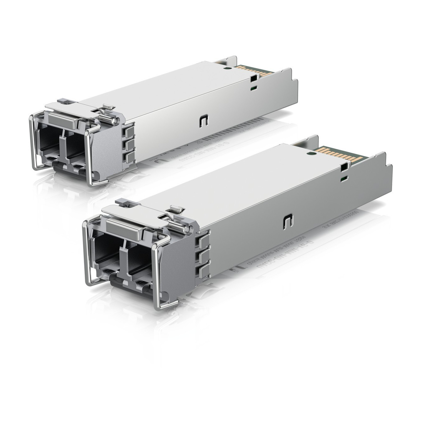 Ubiquiti UACC-OM-MM-1G-D-2 - SFP Multimode Transceiver 1.25Gbps LC Duplex 850nm 550m Stainless Steel (2-pack)