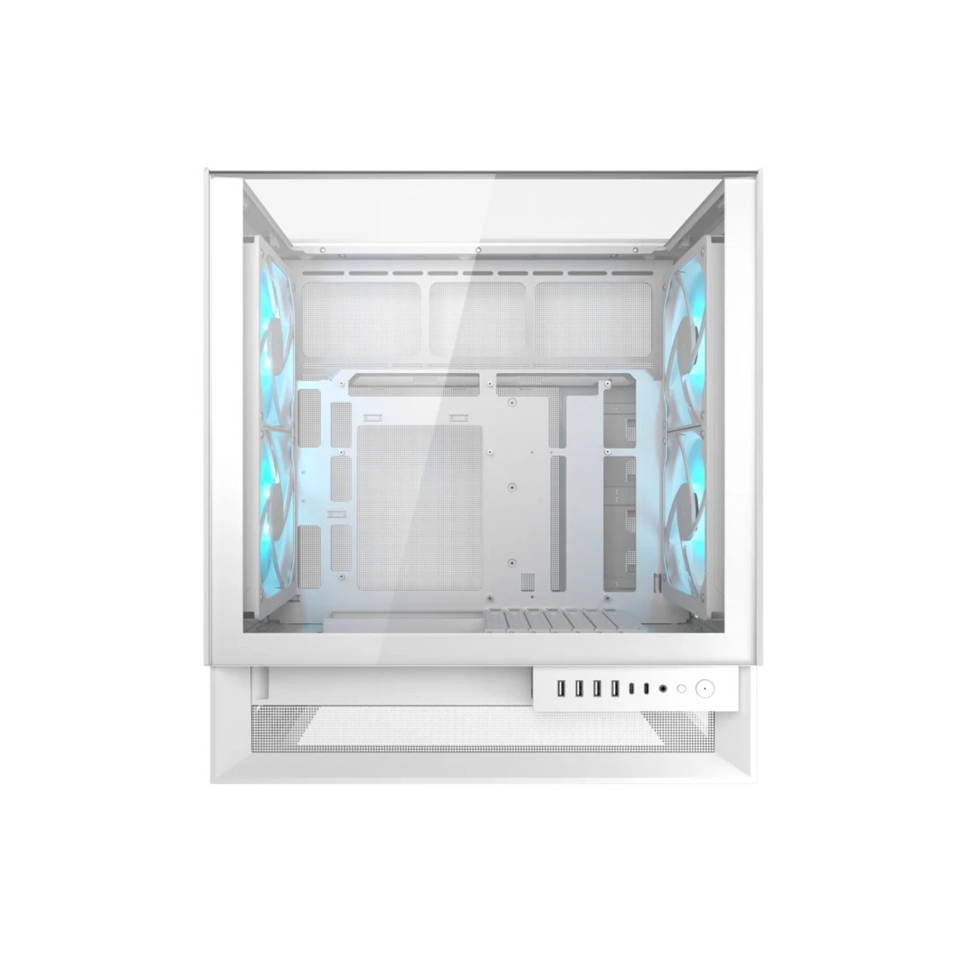 Cougar OmnyX CGR-2WA3W-RGB Mid Tower Case - White Omnidirectional | Armenius Store