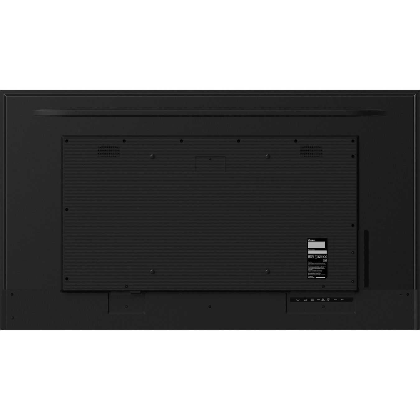 iiyama ProLite LH6565UHSB-B1 - 65" 4K UHD Touch IPS Display, 800 cd/m2, Android 11, Wi-Fi, 24/7 Kiosk (Black)