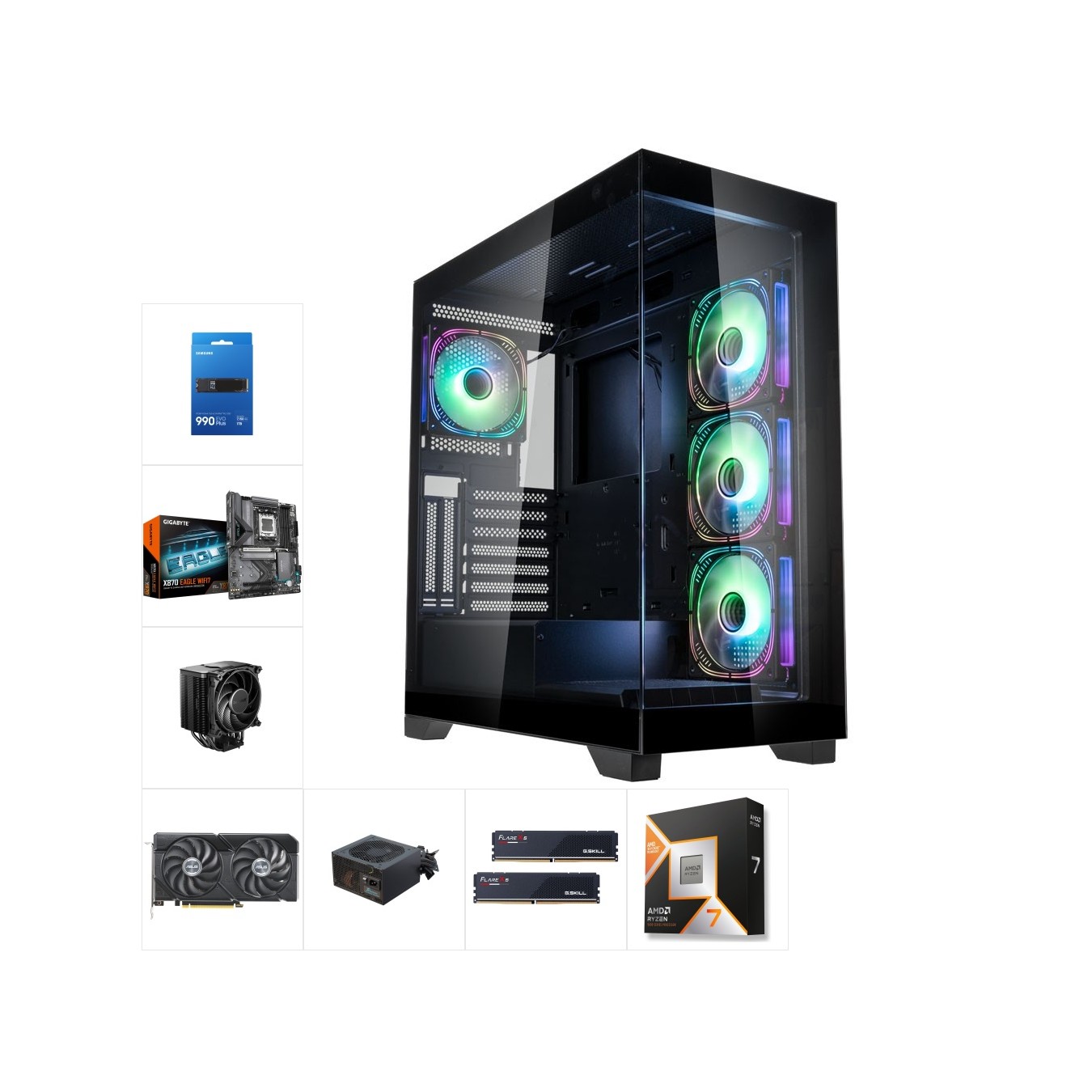 Custom Gaming PC | Ryzen 7 9850X3D + RTX 4060 Ti | 32GB DDR5, 1TB NVMe — Armenius Store Cyprus