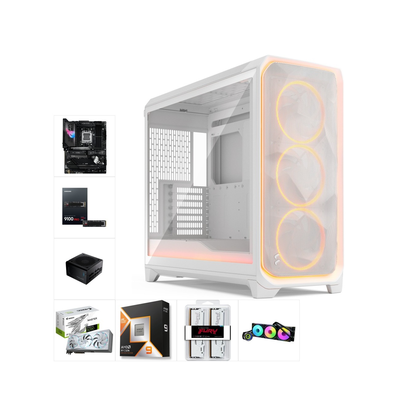 Custom High Performance PC | Ryzen 9 9950X3D + RTX 5090 32GB, 128GB DDR5, 8TB NVMe — Armenius Store Cyprus