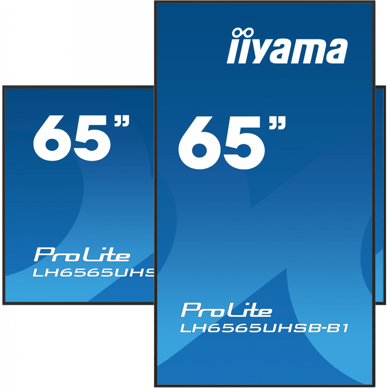 iiyama ProLite LH6565UHSB-B1 - 65" 4K UHD Touch IPS Display, 800 cd/m2, Android 11, Wi-Fi, 24/7 Kiosk (Black)