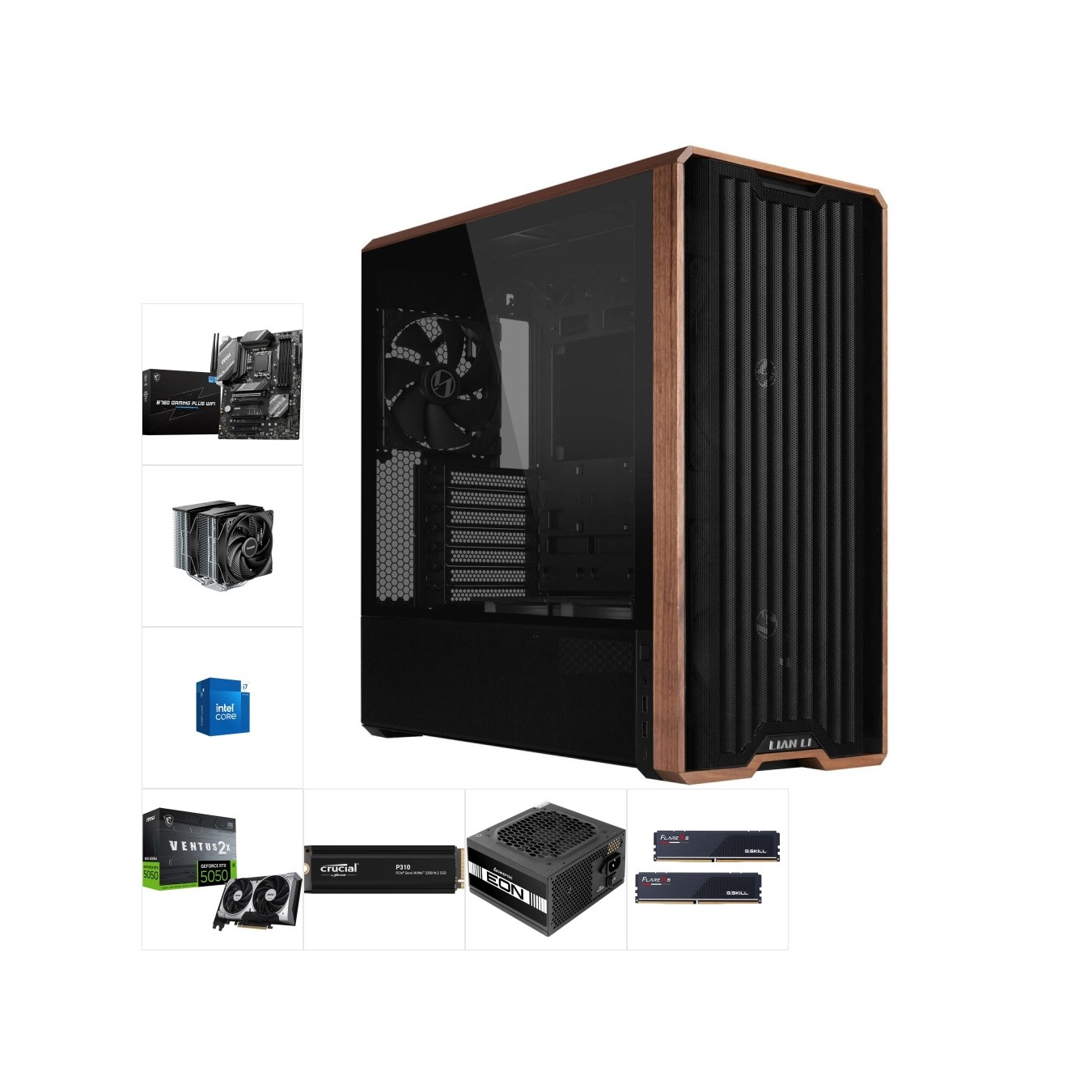 Custom Gaming PC | Intel i7-14700F + RTX 5050 | 64GB DDR5, 1TB NVMe — Armenius Store Cyprus